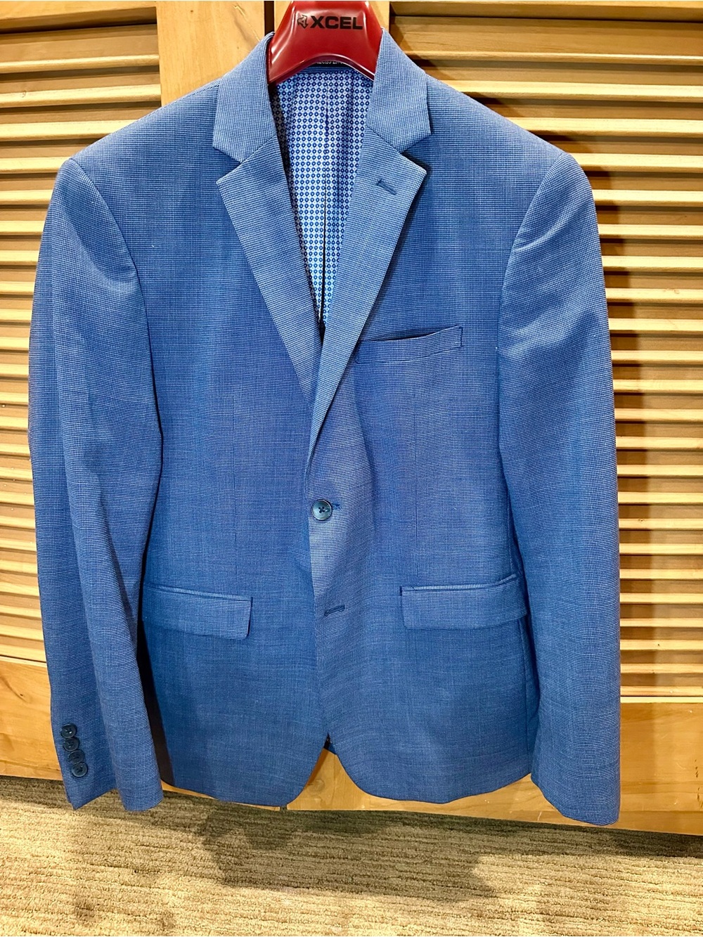 Original Penguin Men's Sky Blue Single-Breasted Sport Coat